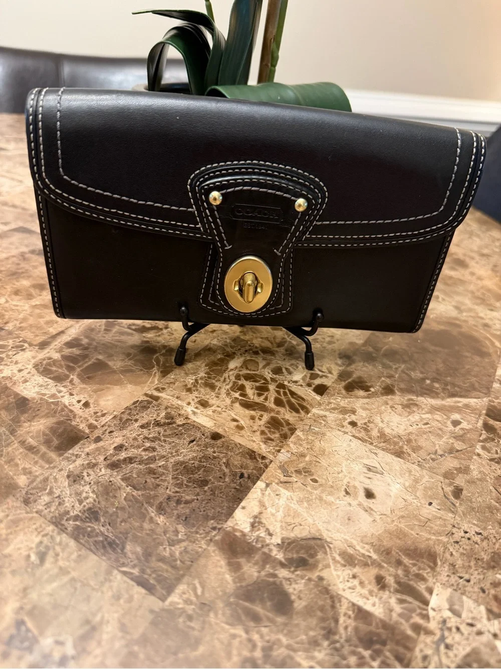 EUC Coach Legacy Turnlock Wallet